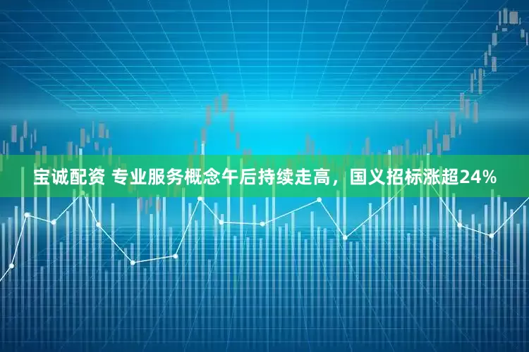 宝诚配资 专业服务概念午后持续走高，国义招标涨超24%