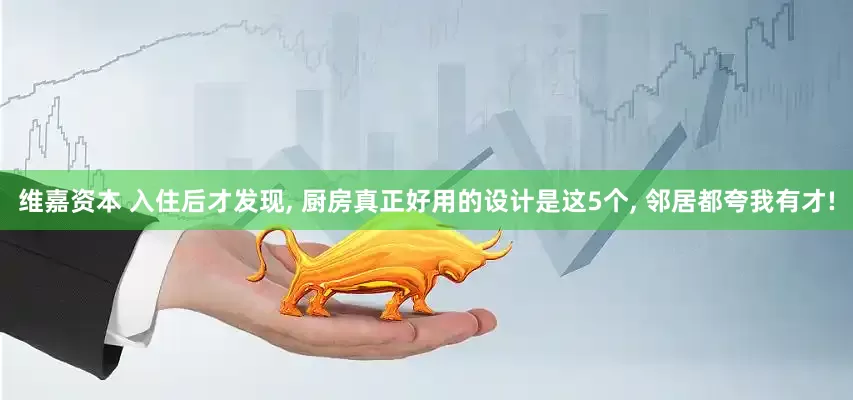 维嘉资本 入住后才发现, 厨房真正好用的设计是这5个, 邻居都夸我有才!