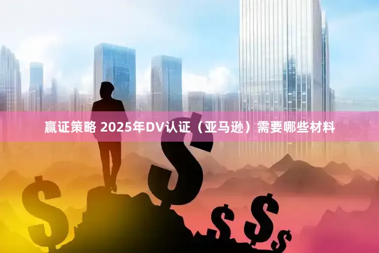 赢证策略 2025年DV认证(亚马逊)需要哪些材料